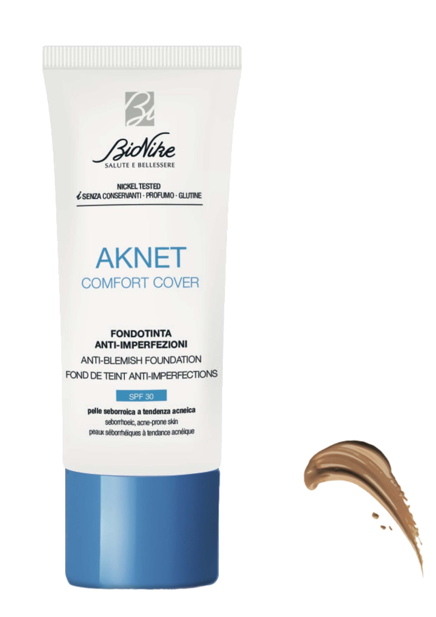 BioNike AKNET COMFORT COVER - MAKE UP na aknóznu pleť, 30 ml