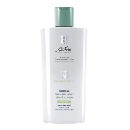 BioNike DEFENCE HAIR Normalizačný šampón pre mastnú pokožku hlavy a mastné vlasy, 200 ml