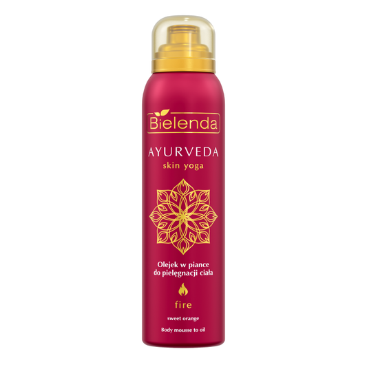 Bielenda AYURVEDA SKIN YOGA Telová olejová pena, pomaranč, citrón, borievka, 150 ml