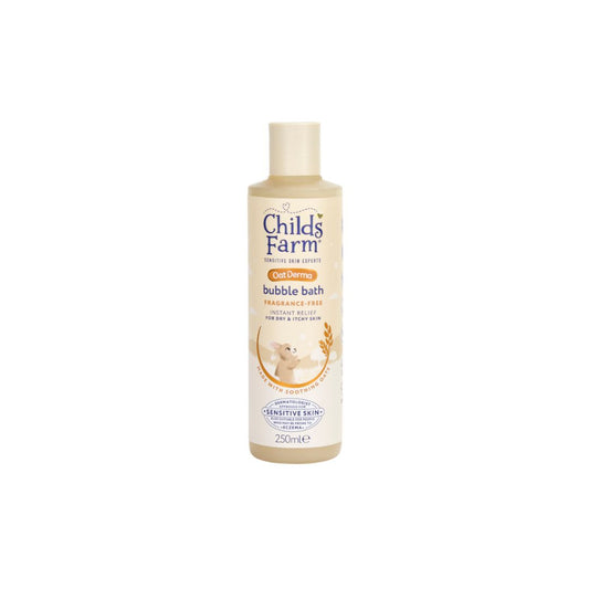 Childs Farm Oat Derma Bublinkový kúpeľ bez parfumácie, 250 ml