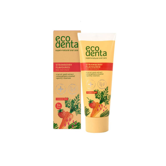 Detská zubná pasta s príchuťou Lesná jahoda, 75 ml