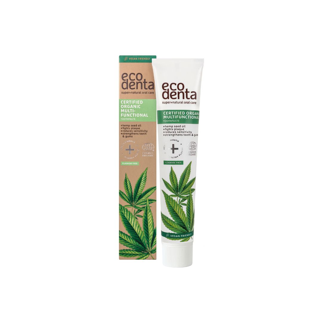 BIO certifikovaná zubná pasta s konopným olejom, 75 ml