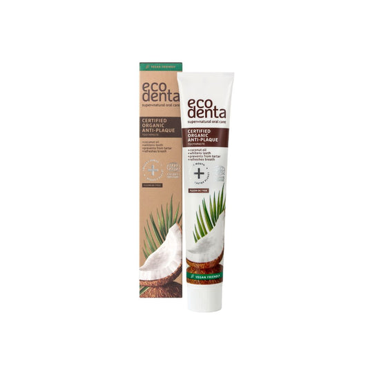 Certifikovaná BIO zubná pasta s kokosovým olejom, 75 ml