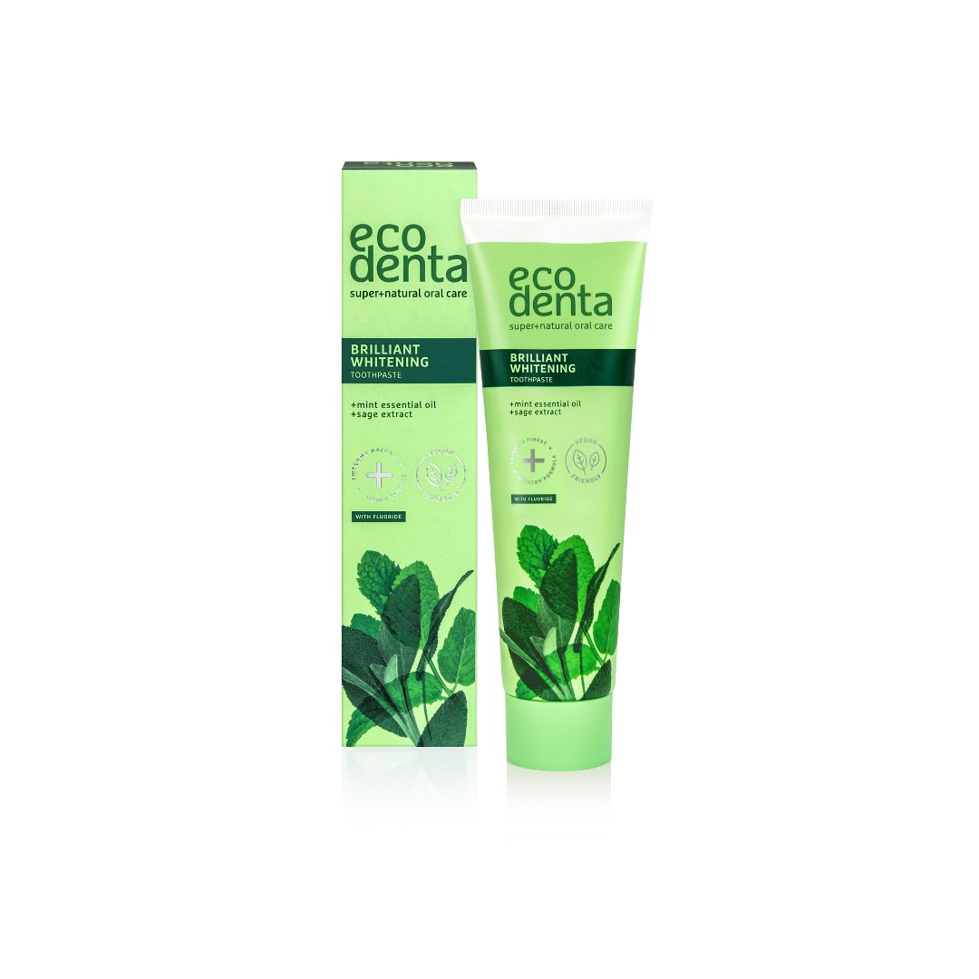 ECODENTA Zubná pasta s mätovým olejom, šalviou a kalidentom, 100 ml