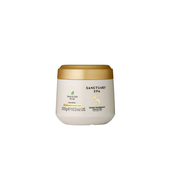 Sanctuary Spa Soľný telový peeling GOLDEN SANDALWOOD, 300g