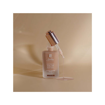 DEFENCE COLOR NUDE FUSION Tekutý MAKE-UP s trojitým účinkom proti starnutiu, 30 ml (12/2025)