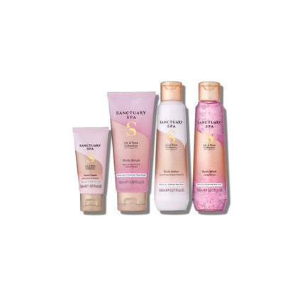 Sanctuary Spa Ľalia & Ruža kolekcia, 4ks