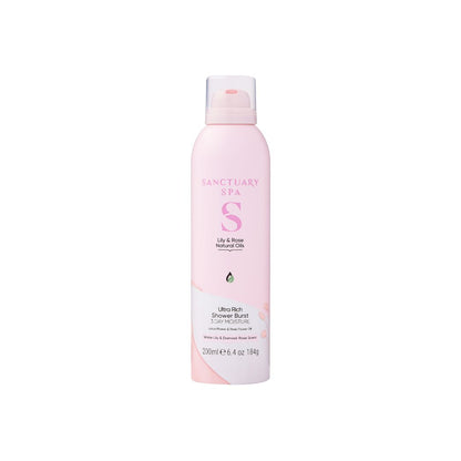 Sanctuary Spa Sprchovacia pena Ľalia a ruža s prírodnými olejmi, 200ml