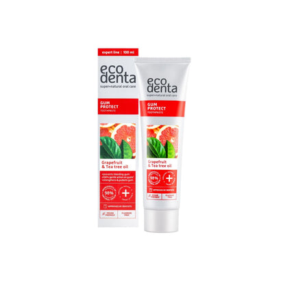 ECODENTA zubná pasta na ochranu ďasien s čajovníkovým olejom, 100 ml