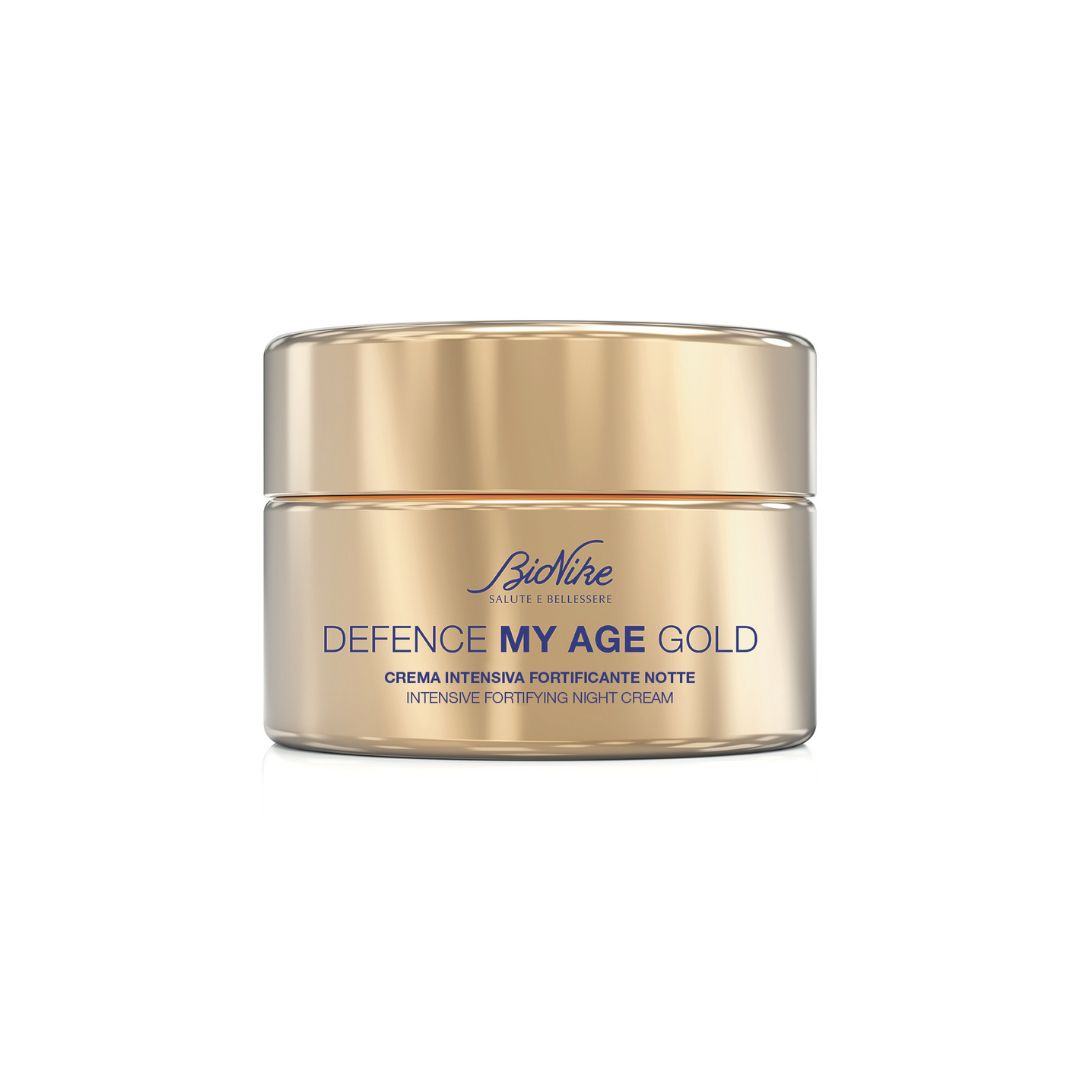 DEFENCE MY AGE GOLD Bohatý hydratačný nočný krém, 50 ml