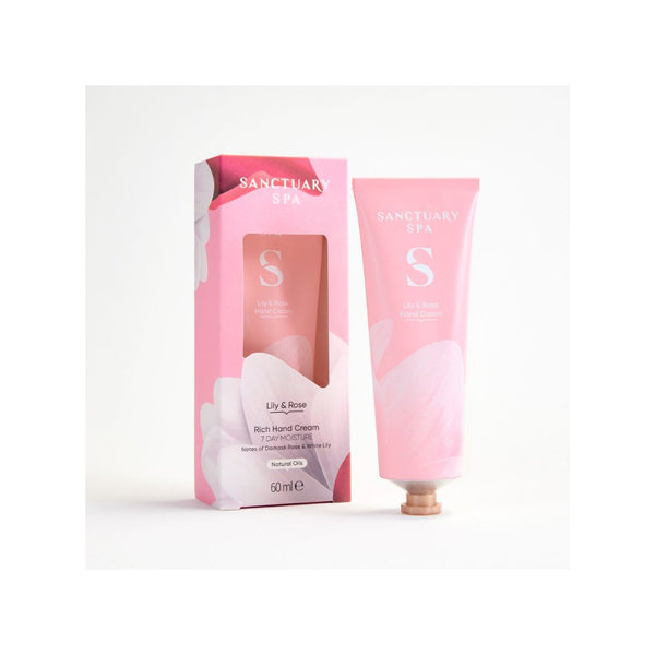 Sanctuary Spa Vyživujúcí krém na ruky Ľalia a Ruža, 60 ml