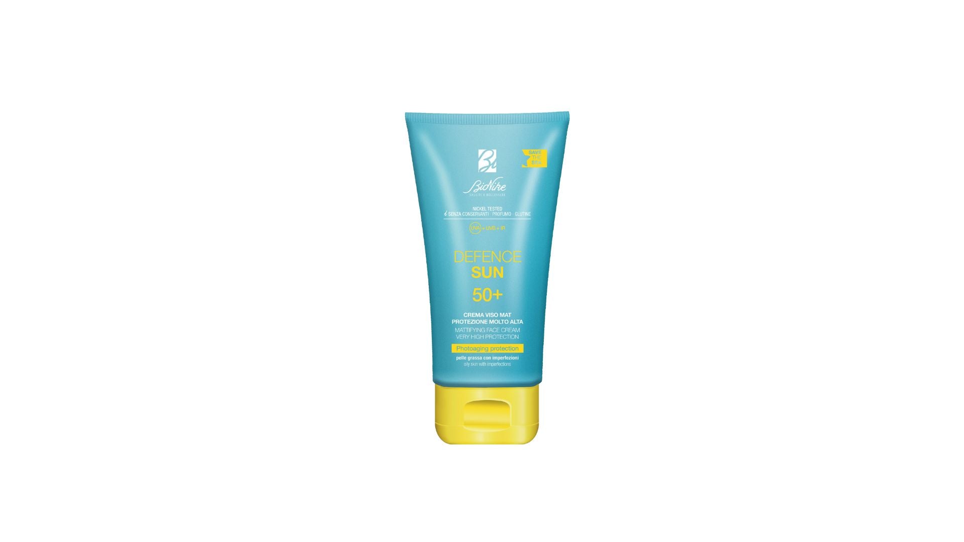 DEFENCE SUN 50+ Opaľovací krém na mastnú a nedokonalú pleť, 50 ml