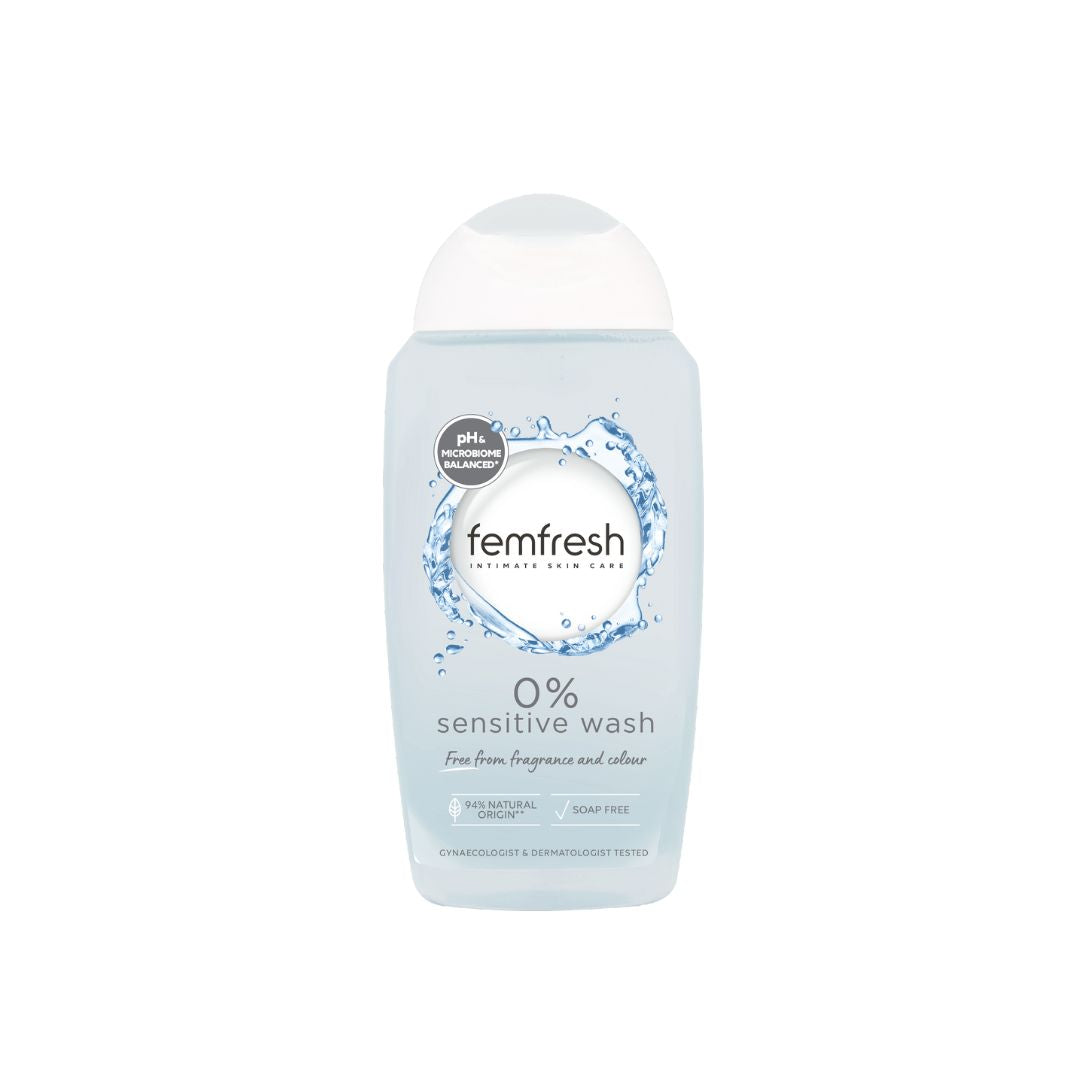 FEMFRESH Intímna umývacia emulzia Sensitive bez parfumácie, 250 ml