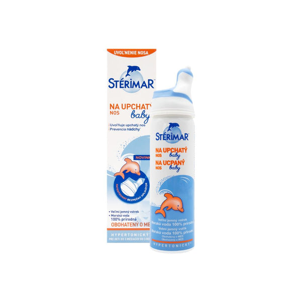 STÉRIMAR baby hypertonický roztok na upchatý nos, 50ml