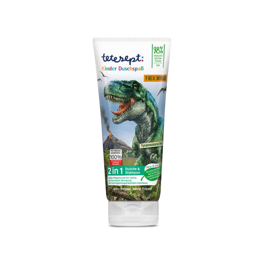 tetesept Dinosaurus 2v1 sprchový gél+šampón, 200 ml