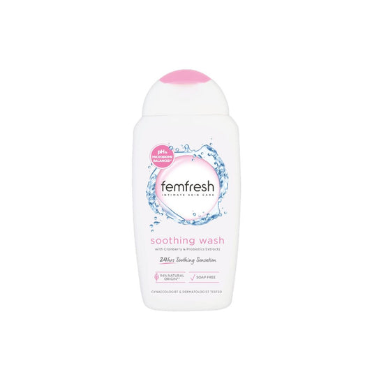 FEMFRESH Intímna umývacia emulzia Soothing 24h s probiotikami, 250 ml