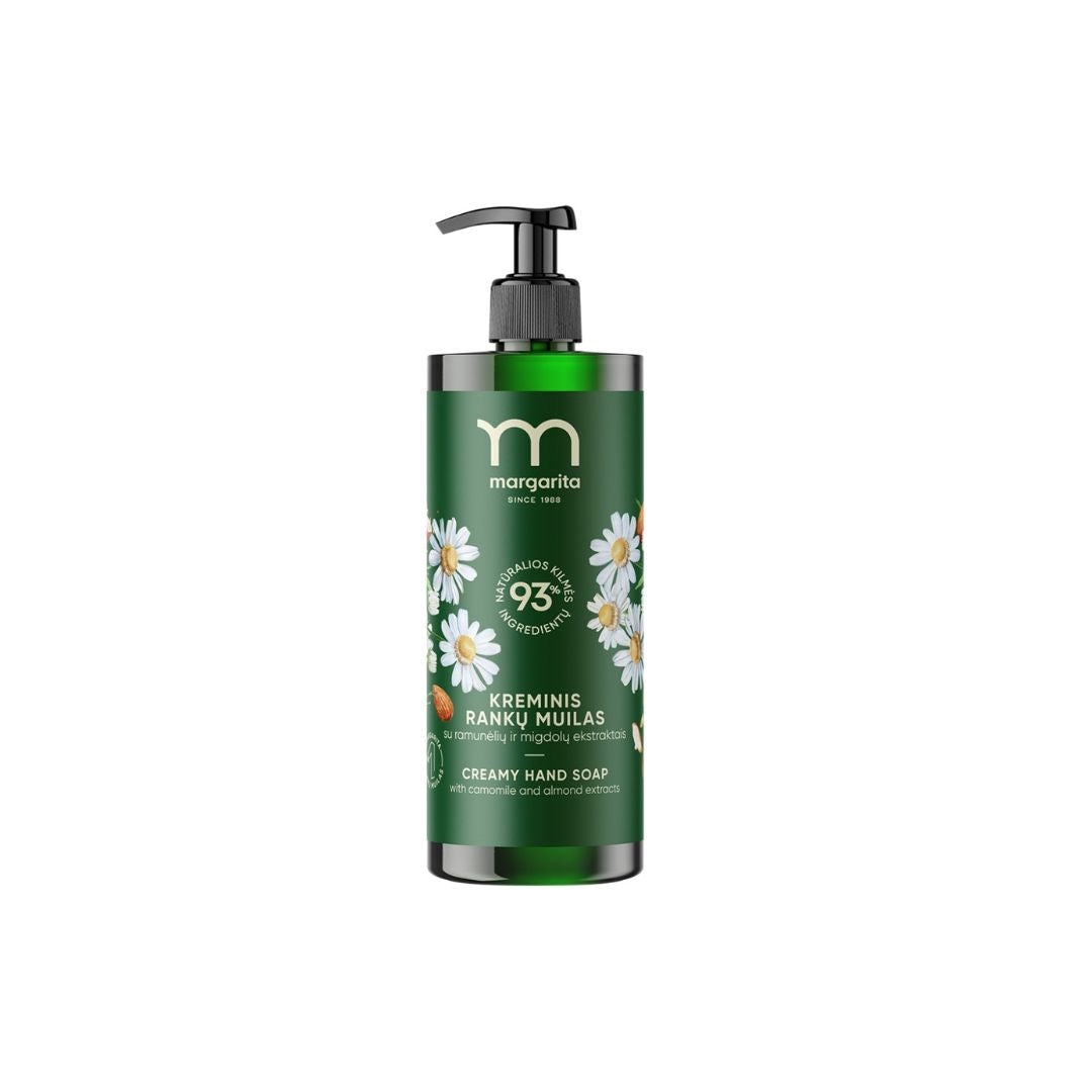MARGARITA Krémové mydlo na ruky s výťažkom z harmančeka a mandlí, 400 ml