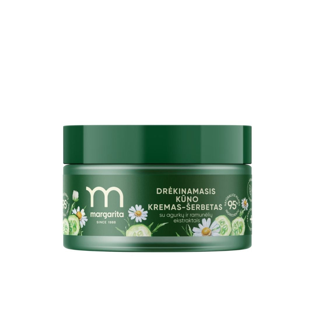 MARGARITA Hydratačný krémový telový sorbet s výťažkami z uhorky a harmančeka, 250 ml
