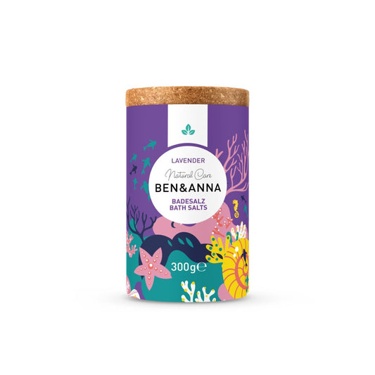 BEN&ANNA Soľ do kúpeľa - Levanduľa, 300g