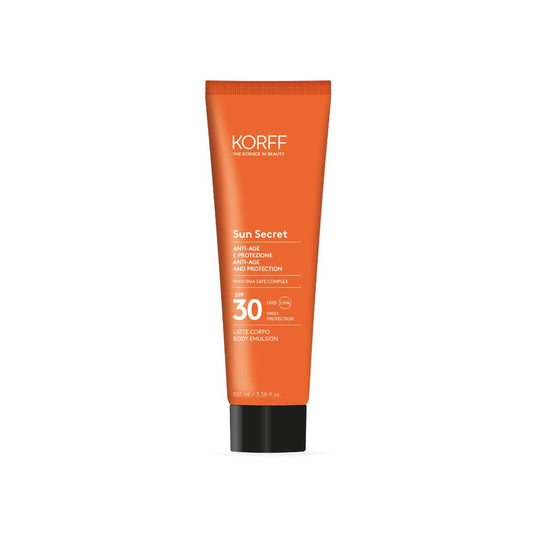 KORFF SUN SECRET Ochranné telové mlieko s SPF30, 100 ml