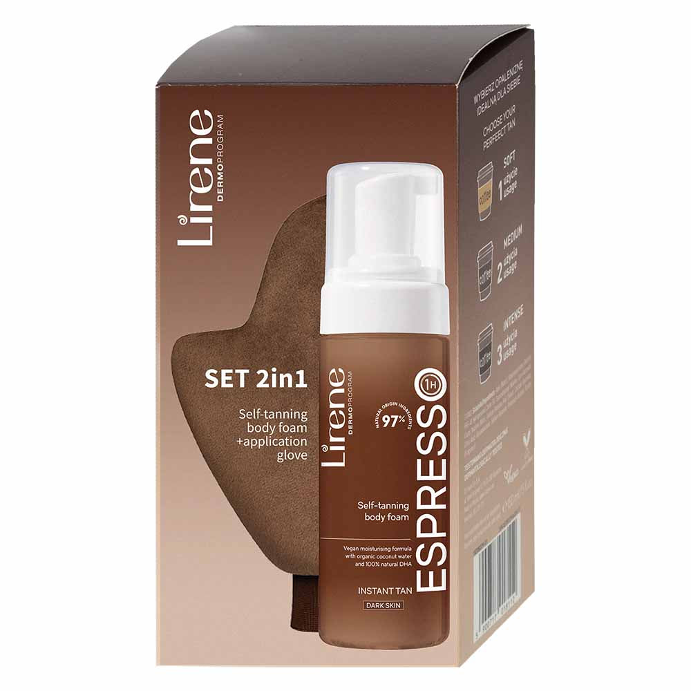 Lirene PT samoopaľovací set, 150 ml + 1 ks rukavice