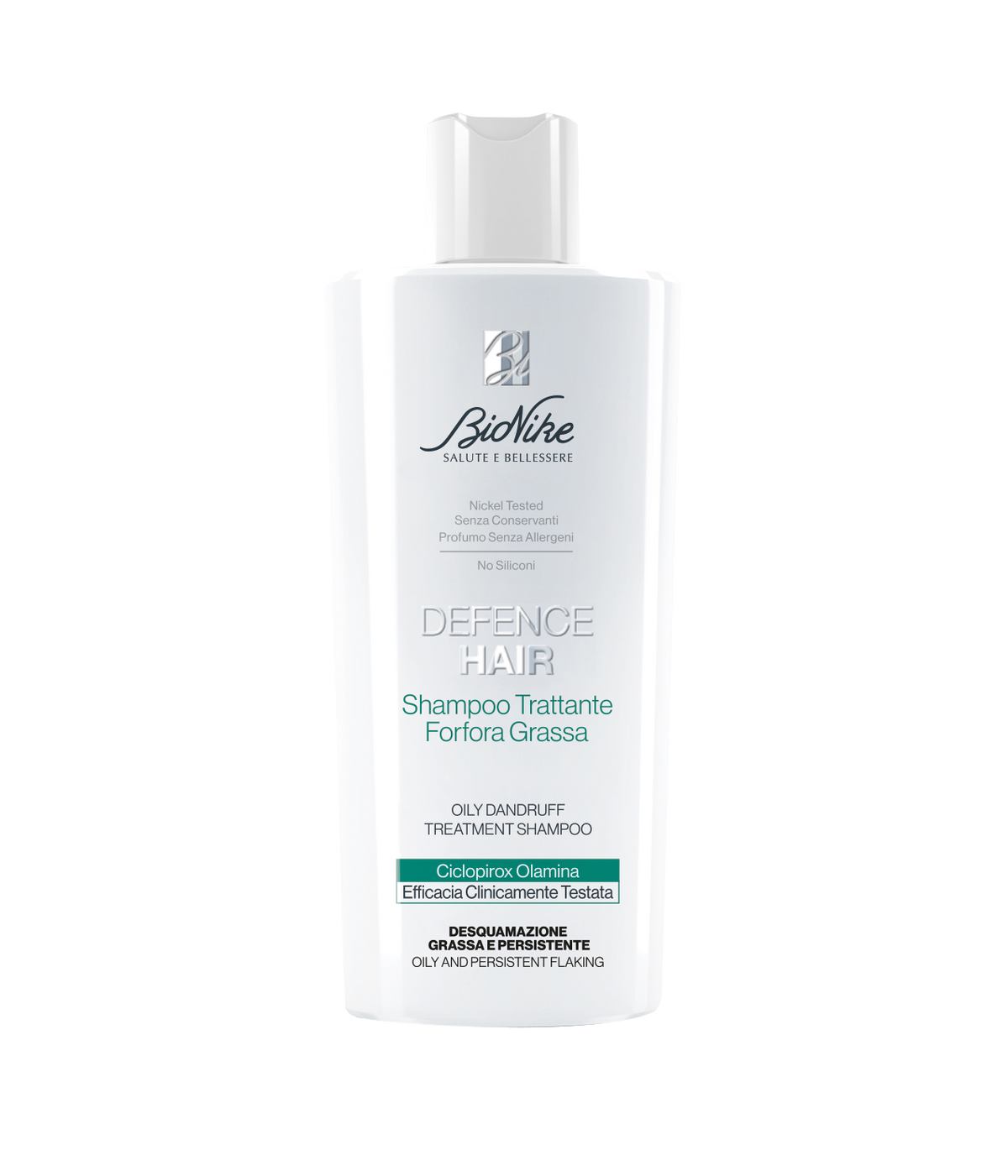 BioNike DEFENCE HAIR Seboregulačný šampón na vlasy proti mastným lupinám, 200 ml