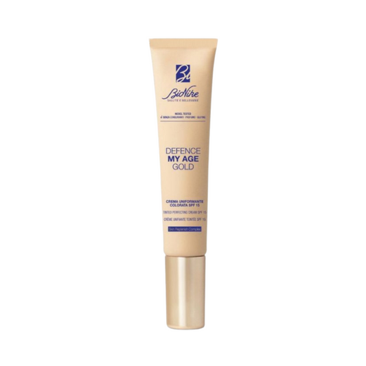 BioNike DEFENCE MY AGE GOLD Tónovací zjemňujúci krém SPF 15, 40ml