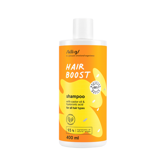 KILIG HAIR BOOST šampón s ricínovým olejom 400 ml