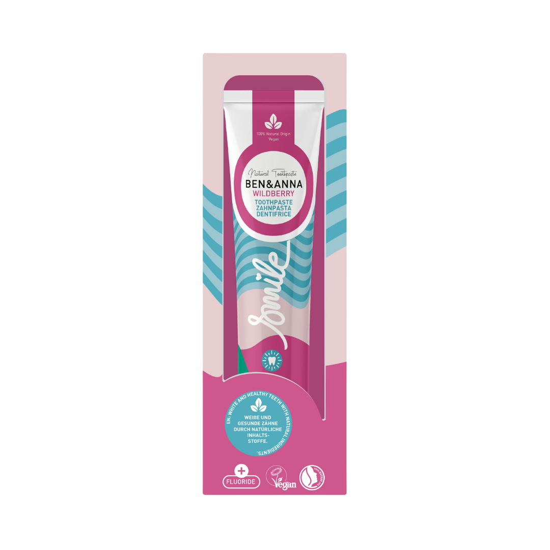 BEN&ANNA Zubná pasta tuba WILD BERRY, 75 ml