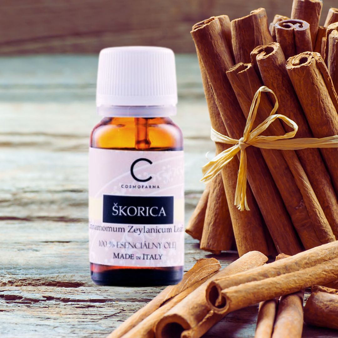 100 % esenciálny olej  - Škorica, 10 ml