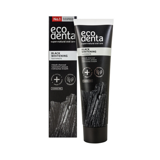 Čierna zubná pasta na bielenie zubov, 100 ml