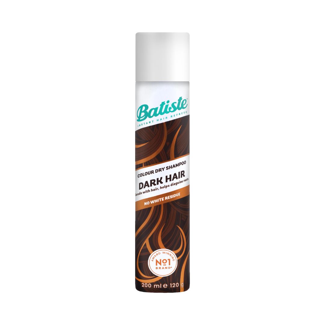 Batiste Suchý šampón s farebným nádychom na tmavé vlasy, 200 ml
