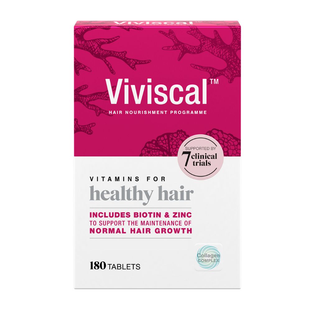 VIVISCAL Výživový doplnok vo forme tabliet s biotínom a zinkom pre ženy, 180 tabliet