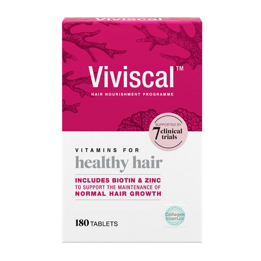 VIVISCAL Výživový doplnok vo forme tabliet s biotínom a zinkom pre ženy, 180 tabliet