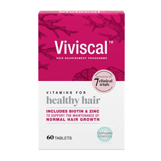 VIVISCAL Výživový doplnok vo forme tabliet s biotínom a zinkom pre ženy, 60 tabliet