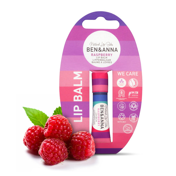 Anna Raspberry Size BEN&ANNA Balzam na pery RASPBERRY, 6g – VH Cosmetics