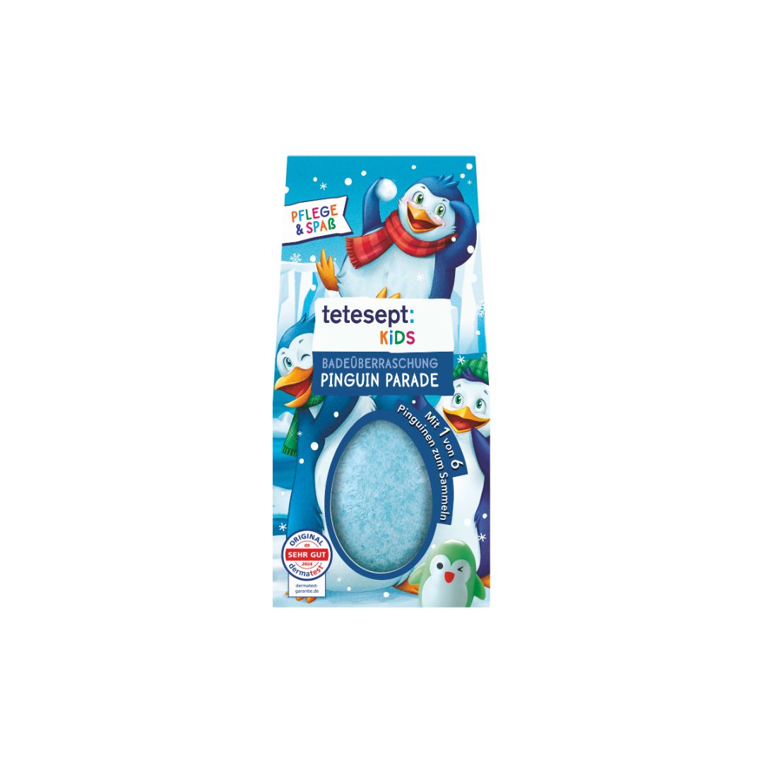 Tetesept Kúpeľová bomba Tučniaci, 190g