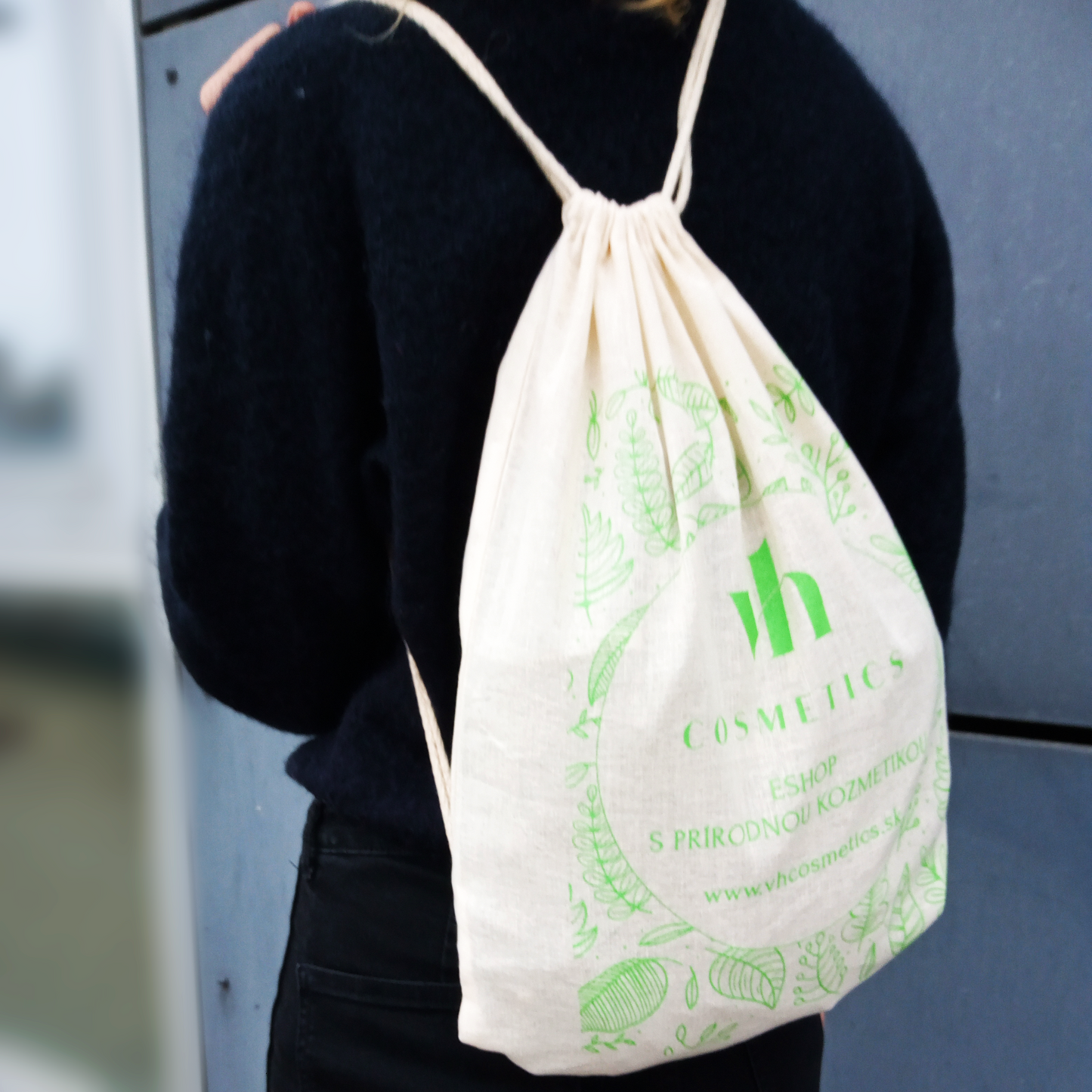 Bavlnený EKO batôžtek - VH COSMETICS