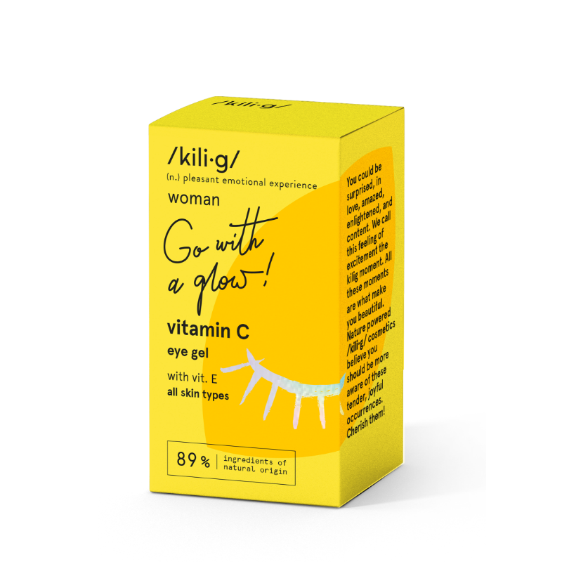 KILIG Očný gél s vitamínom C a E, 15 ml