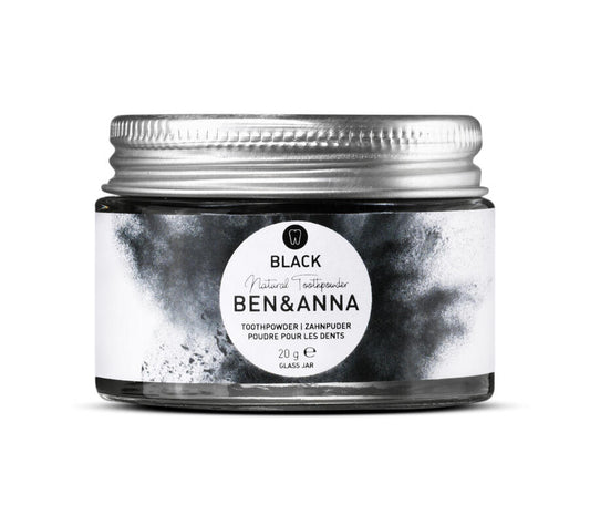 BEN&ANNA Zubná pasta prášok BLACK, 15 g