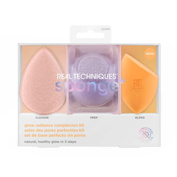 RT Súprava hubiek sponge + glow radiance complexion kit 3 ks