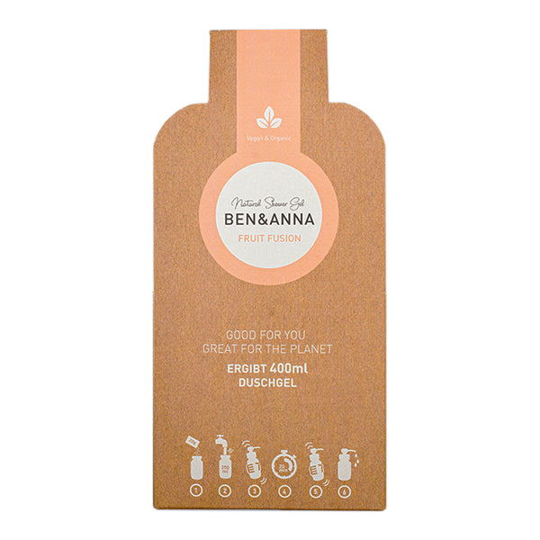 BEN&ANNA Sprchový gél v zrnách FRUIT FUSION, 2 × 20 g (=2 x 200ml)