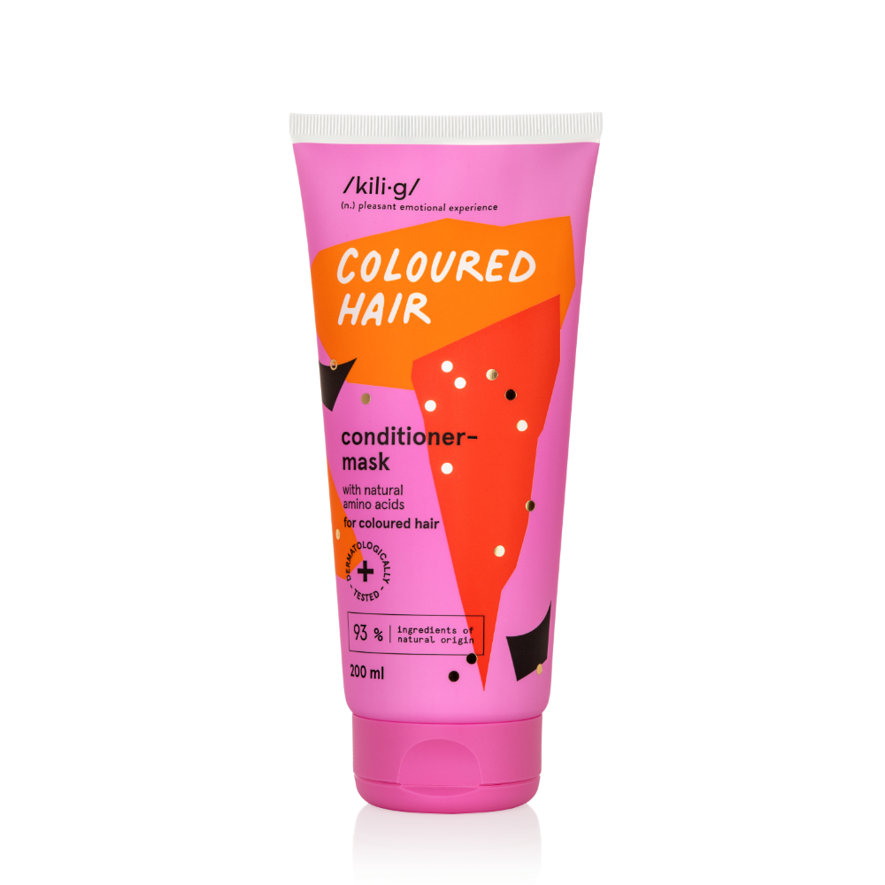 KILIG Kondicionér/maska na farbené vlasy s prírodnými Aminokyselinami, 200 ml