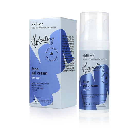 KILIG HYDRATING Intenzívne hydratačný gél krém na suchú pleť, 50 ml