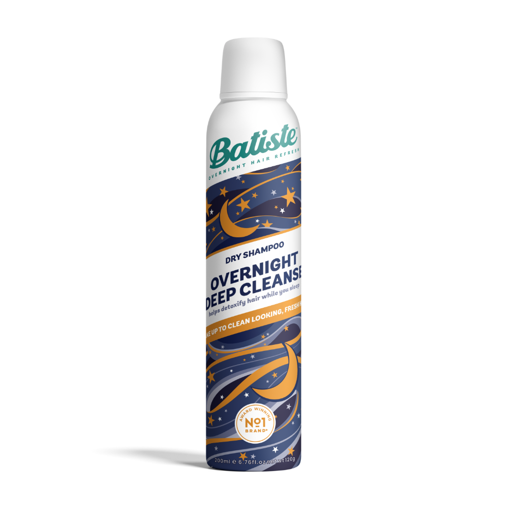 BATISTE Suchý šampón Overnight Deep Cleanse, 200 ml