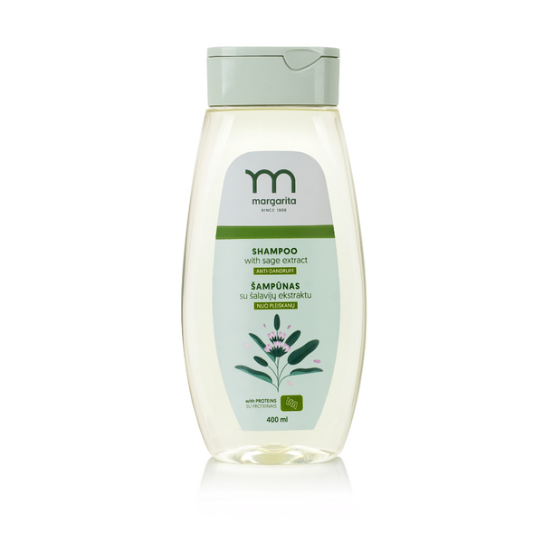 MARGARITA Šampón proti lupinám s proteínmi a výťažkom zo šalvie, 400 ml