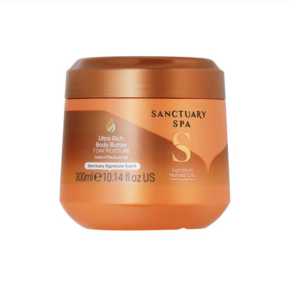 Sanctuary Spa Telové maslo s prírodnými olejmi, 300 ml