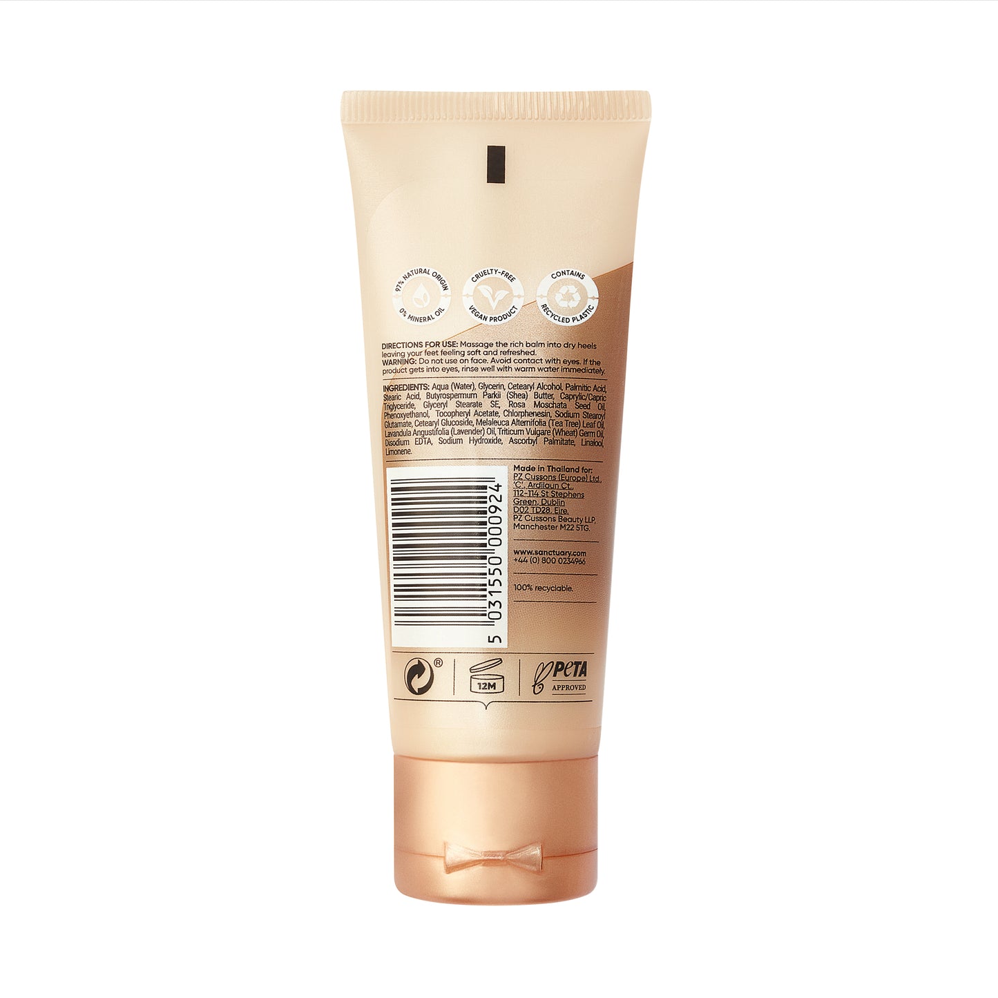 Sanctuary Spa Balzam na popraskané päty, 75 ml