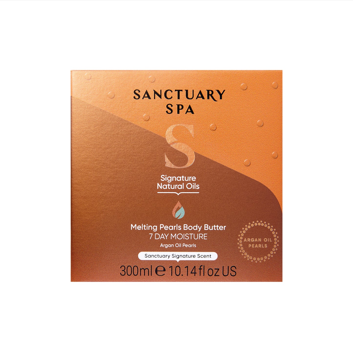 Sanctuary Spa Perlové telové maslo s prírodnými olejmi, 300 ml