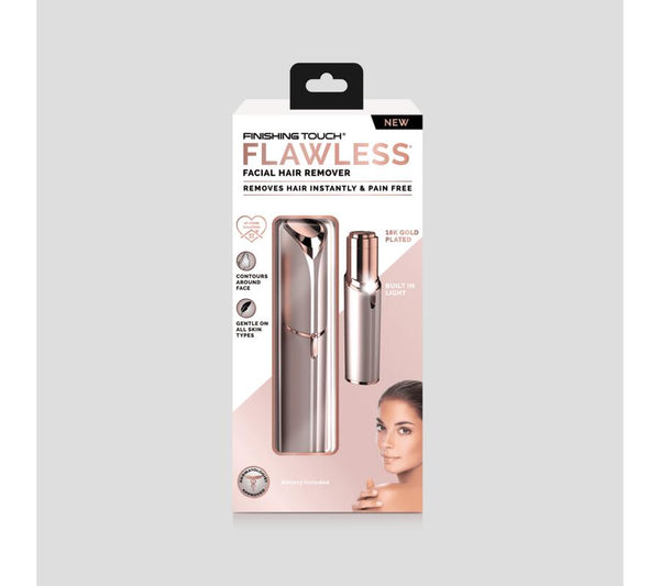 FLAWLESS FINISHING TOUCH - Odstraňovač chĺpkov na tvári (púdrová farba)